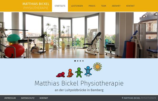 Vorschau von www.praxis-bickel.de, Physiotherapie Matthias Bickel