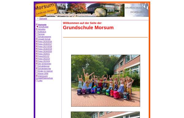 Vorschau von www.grundschule-morsum.de, Grundschule Morsum