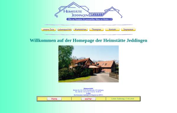Vorschau von www.heimstaette-jeddingen.de, Heimstätte Jeddingen