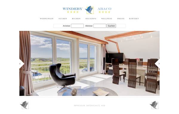 Vorschau von www.windeby.de, Windeby & Abaco Appartementhäuser
