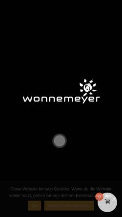 Vorschau der mobilen Webseite www.wonnemeyer.com, Wonnemeyer am Strand