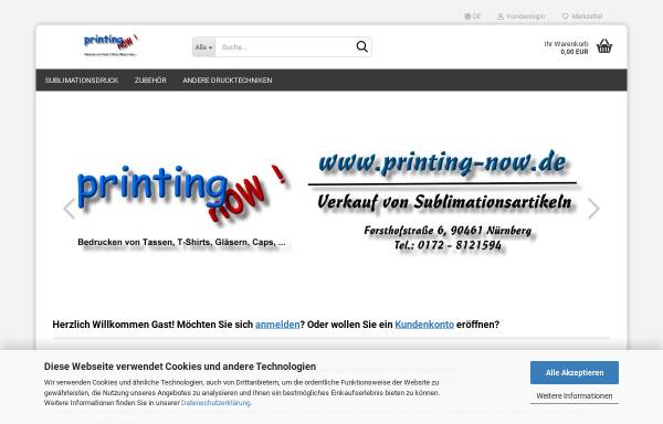Vorschau von www.printing-now.de, Printing Now, Inh. Volker Sand