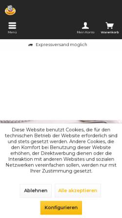 Vorschau der mobilen Webseite www.tag-company.de, The Tag Company / Reetz & Lübke GbR
