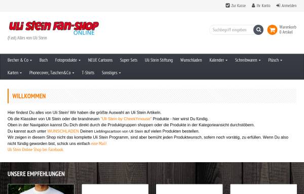 Vorschau von www.ulistein-onlineshop.de, GK Marketing & Online Shops GmbH