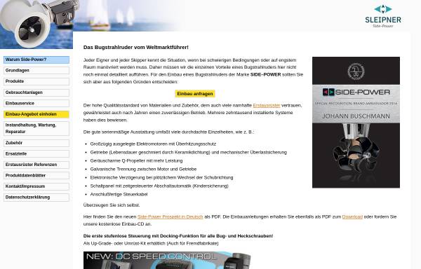 Vorschau von www.side-power.de, Side-Power Bugstrahlruder
