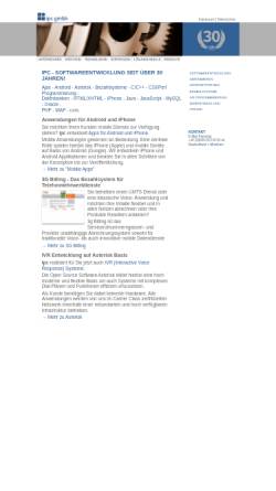Vorschau der mobilen Webseite www.ipc.de, Interpersonal-computing GmbH