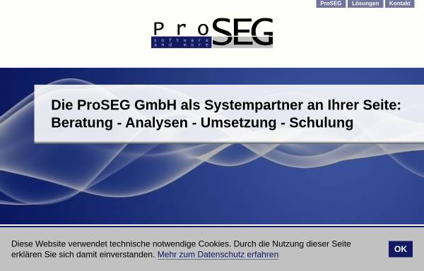 Vorschau von www.proseg.de, ProSEG GmbH