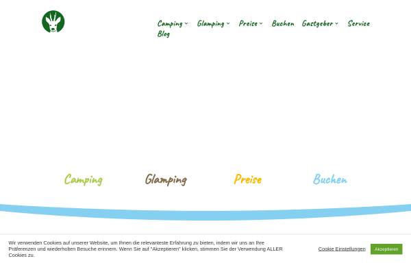 Vorschau von www.siebenseen.de, Naturcampingpark Rehberge