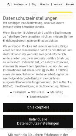 Vorschau der mobilen Webseite www.diemer-ing.de, Diemer, H.