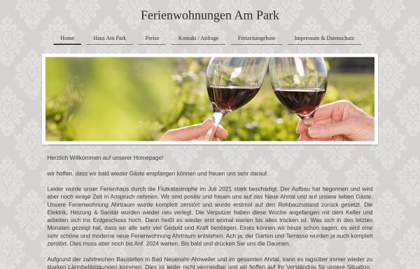 Vorschau von www.fewo-bad-neuenahr.de, Ferienwohnung Am Park