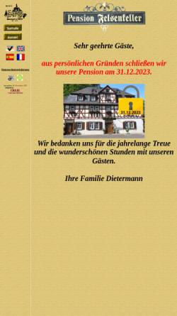 Vorschau der mobilen Webseite www.pension-felsenkeller.de, Pension Felsenkeller in Braubach am Rhein