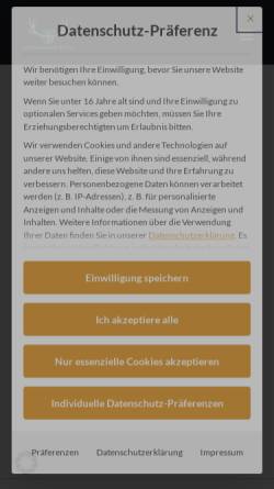 Vorschau der mobilen Webseite www.waldschenke-deidesheim.de, Waldschenke Deidesheim