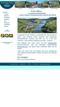 Vorschau der mobilen Webseite www.ferienwohnung-kochems.de, Ferienwohnung Kochems