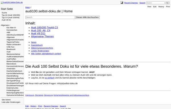 Audi100.Selbst-Doku.de