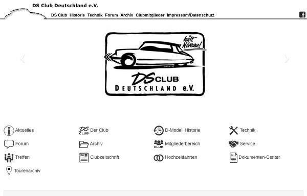 Vorschau von www.dsclub.de, DS Club Deutschland e.V.