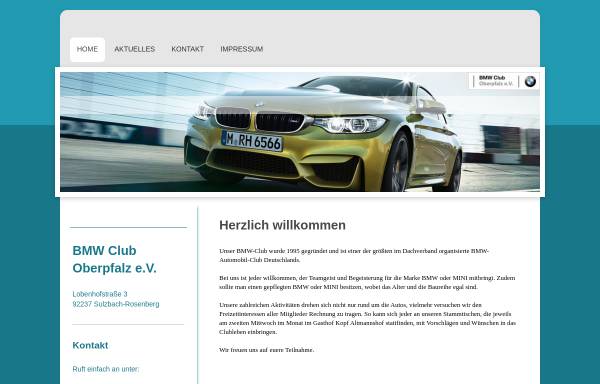 Vorschau von www.bmw-club-oberpfalz.de, BMW-Club Oberpfalz/Bayern