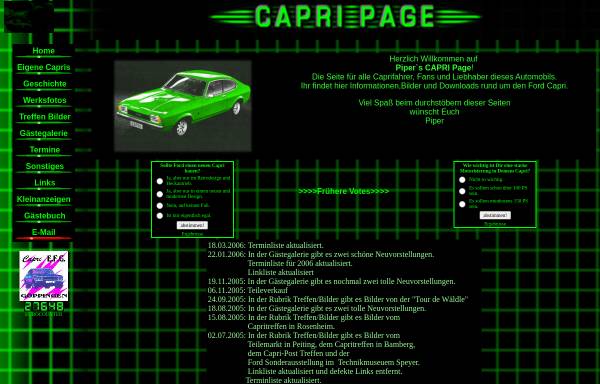 Vorschau von www.capripage.de, Pipers Capri Page