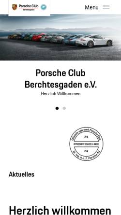 Vorschau der mobilen Webseite content.us.porsche-clubs.porsche.com, Porsche Club Berchtesgaden e.V.