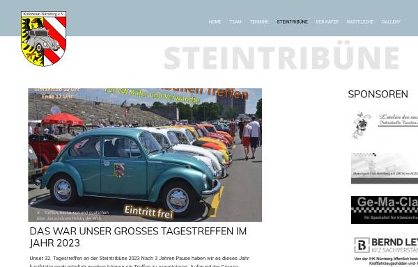 Vorschau von www.steintribuene.de, Die Steintribuenentreffen in Nuernberg