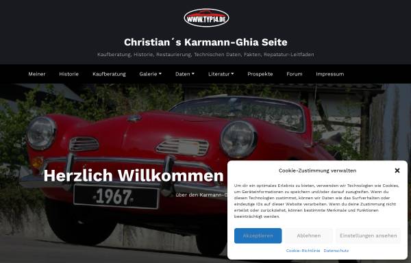 Christians Karmann-Ghia Seiten