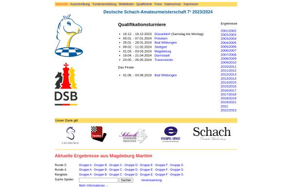 Vorschau von www.ramada-cup.de, Deutsche Schach-Amateurmeisterschaft