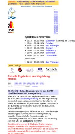 Vorschau der mobilen Webseite www.ramada-cup.de, Deutsche Schach-Amateurmeisterschaft