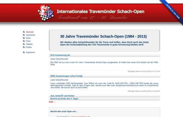 Vorschau von schachopen.com, Internationales Travemünder Schach-Open