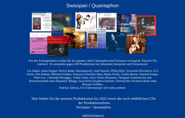 Vorschau von www.swisspan.ch, SwissPan