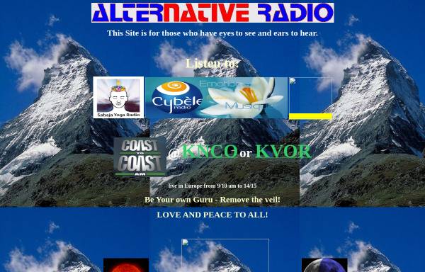 Vorschau von www.alternativeradio.de, AlternativeRadio.de