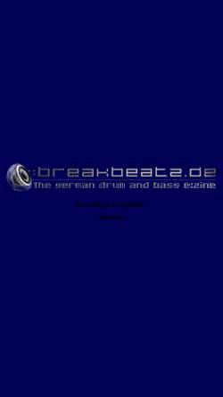 Vorschau der mobilen Webseite www.breakbeatz.de, Breakbeatz