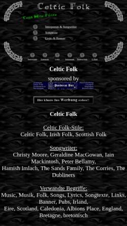 Vorschau der mobilen Webseite www.celtic-folk.de, Celtic Folk