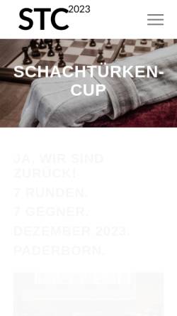 Vorschau der mobilen Webseite www.schachtuerken-cup.de, Paderborner Schachtürken-Cup