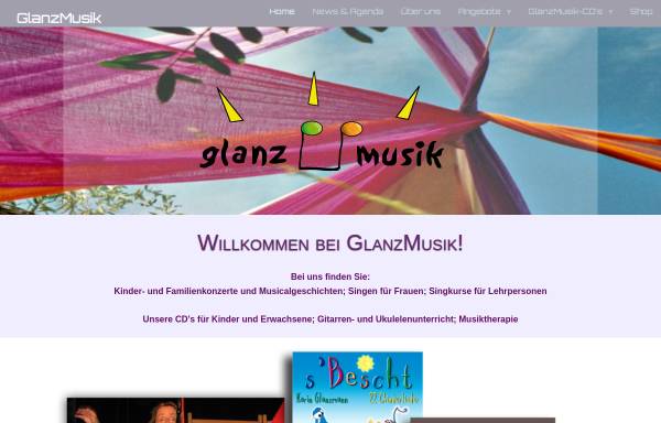 Vorschau von www.glanzmusik.ch, Glanzmann, Peter und Karin