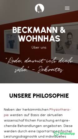 Vorschau der mobilen Webseite www.weber-beckmann.de, Weber-Beckmann
