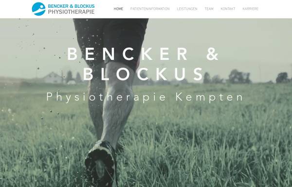 Vorschau von www.physiotherapie-kempten.de, Praxis für Physiotherapie Bencker-Greiner Gbr