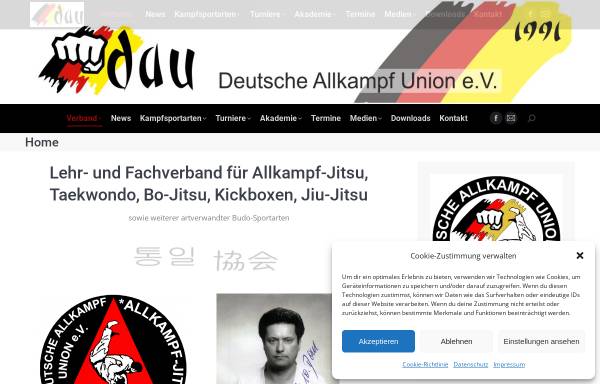 Vorschau von deutsche-allkampf-union.de, Deutsche Allkampf - Union e. V.