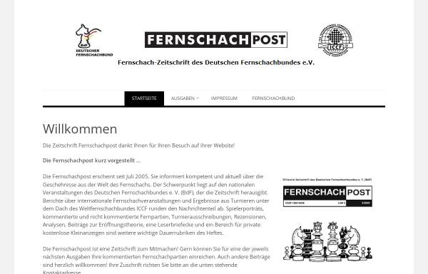Vorschau von www.bdf-fernschachpost.de, Fernschachpost