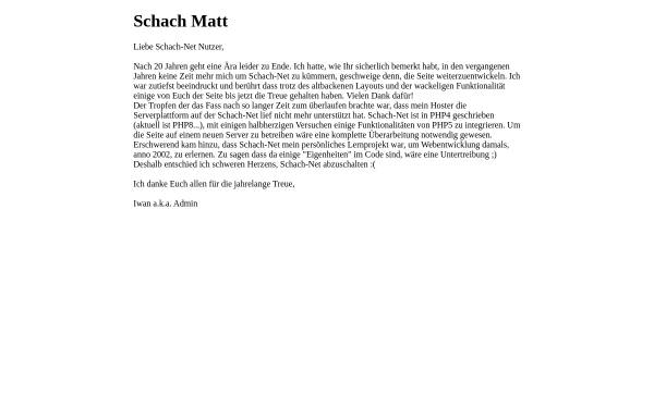 Vorschau von www.schach-net.de, Schach-Net.de