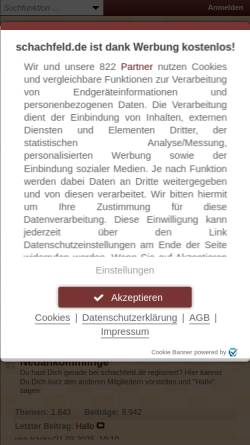 Vorschau der mobilen Webseite www.schachmatt.de, Schachmatt.de