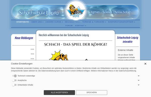 Vorschau von www.schachschule-leipzig.de, Schachschule Leipzig
