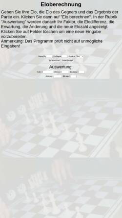 Vorschau der mobilen Webseite www.chessclub.it, Eloberechnung