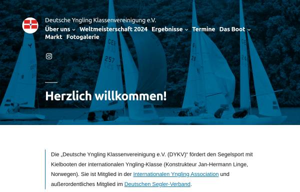 Vorschau von www.yngling.info, Deutsche Yngling Klassenvereinigung