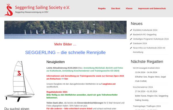 Vorschau von www.seggerling.de, Seggerling Klassenvereinigung