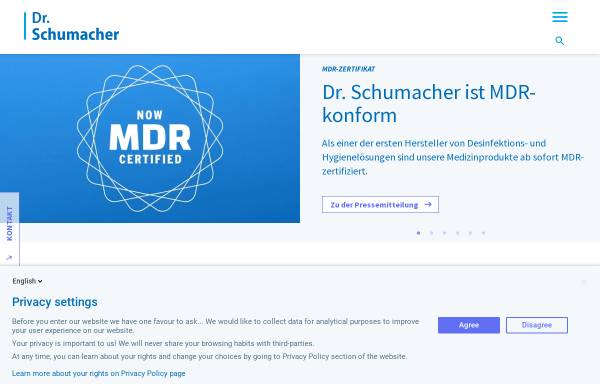 Vorschau von www.schumacher-online.de, Schumacher Dienstleistung und Logistik GmbH