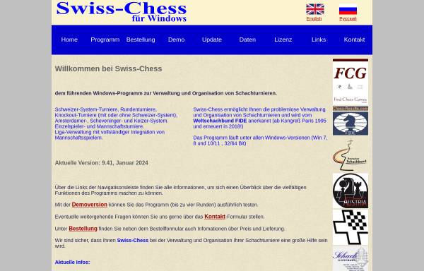 Vorschau von www.swiss-chess.de, Swiss-Chess