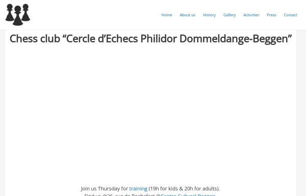 Vorschau von philidor.lu, C.E. Philidor Dommeldange-Beggen, Luxemburg