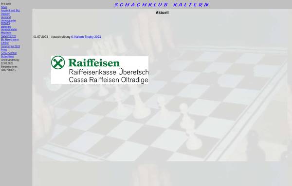 Vorschau von www.chessclub.it, Schachklub Kaltern, Südtirol