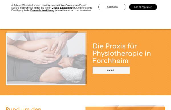 Vorschau von www.physioinforchheim.de, Praxis für Physiotherapie Gorjup & Haaland GmbH
