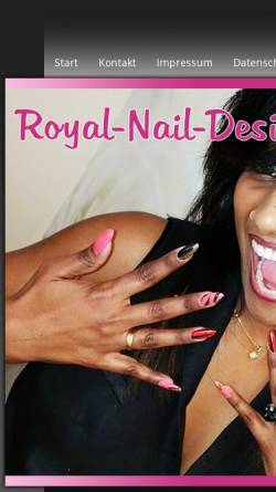 Vorschau der mobilen Webseite www.royal-nail-design.de, Royal Nail Design Elke Nickolai GmbH
