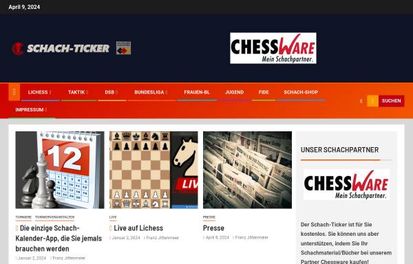 Vorschau von www.chess-international.de, Chess-International